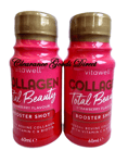 Vitawell Total Beauty Collagen Strawberry Flavour Booster Shot 60ml x 2
