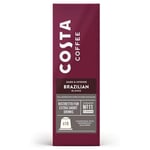 Costa Coffee Aluminium Nespresso Compatible Brazilian Blend Ristretto, 600 g