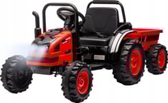 Milly Mally Milly Mally Batteridriven Traktor Med Släp Farmer Red