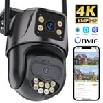 8MP Wireless IP Camera WIFI Outdoor CCTV PTZ Smart Home Security IR Cam IP66 4K