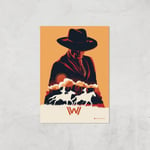 Westworld The Man In Black A2 Giclee Art Print