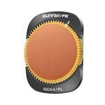 Sunnylife kameran linssisuodatin ND64/PL DJI Osmo Pocket 3