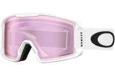 Ski goggles Oakley Line Miner M Matte White Prizm HI Pink OO7093-11