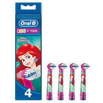 Oral-B Stages Power Kids Replacement Electric Toothbrush Heads Featuring Disney Characters  Single Pack of 4 brush (Design May Vary)