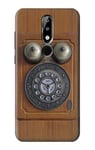 Antique Wall Retro Dial Phone Case Cover For Nokia X5, Nokia 5.1 Plus