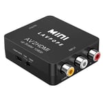 Chahu RCA to HDMI 1080P AV to HDMI Video Converter Adapter Supporting PAL/NTSC PC Laptop