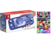 Nintendo Switch Lite Blue & Mario Kart 8 Deluxe Bundle, Blue