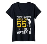 Womens Golf Nice Shot 55 Par instead of 72 Will Be 6 Next World Rec V-Neck T-Shirt