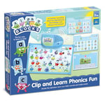 Alphablocks AN25 Clip Phonics Fun Toy-Learn Letter Sounds, Master The Alphabet, Make Words, Reading Skills-Perfect for Interactive Play and Child Development, Features 10 Games, 3+ Years