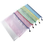 pcs Plastfickor A4 Mapp Dokument Ziplock-påsar A4 Zip-påse