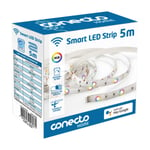 CONECTO SMART LED-LYSSTRIMMEL 5M RGB WIFI ➞ På lager - klar til afhentning