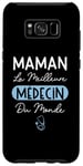 Coque pour Galaxy S8+ Maman La Meilleure Médecin Du Monde Jeune Maman Humour