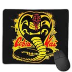 Cobra Kai Paint Splatter Logo Customized Designs Non-Slip Rubber Base Gaming Mouse Pads for Mac,22cm×18cm， Pc, Computers. Ideal for Working Or Game