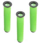 3 x Re-usable Washable Filter Sticks for Gtech AirRAM Platinum Vacuum Cleaners