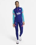 Women's Nike F.C. Barcelona VaporKnit Drill Strike Football Tracksuit Sz S New