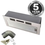 SIA 70cm Under Cupboard Canopy Built In Cooker Hood Extractor Fan + 1m Ducting