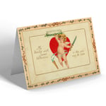 VALENTINES DAY CARD - Vintage Design - My Dearest Wish, Sweet Valentine