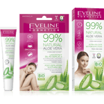 Eveline 99% Natural Aloe Vera Set for Face and Chin Depilation Soothing Gel