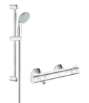 GROHE Grohtherm 800 Thermostatic Shower Mixer Bar + Tempesta 2 Mode Slider Kit