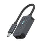 Rapoo Adaptateur USB-C vers DisplayPort - Hub USB-C en Aluminium avec 4K @ 60Hz - Compatible avec MacBook Pro, MacBook Air, iPad Pro, XPS 15/13, Spectre, Surface et Plus Encore