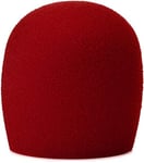 Shure A58WS-RED Red Foam Windscreen for All Shure Ball Type Microphones