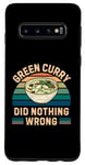 Coque pour Galaxy S10 Curry vert rétro n'a rien mal - Nourriture au curry vert vintage
