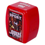 Top Trumps World of Sport Quiz Game, 500 questions to test your knowledge and memory in the world of sports including football, golf, cycling and boxing, gift and toy for Boys and Girls Aged 8 plus