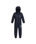Regatta Boys Great Outdoors Childrens Toddlers Puddle IV Waterproof Rainsuit - Navy - Size 2-3Y