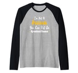 Funny I'm Not A Person You Can Put On SpeakerPhone Raglan Baseball Tee