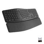 Logitech ERGO K860 Ergonomic Split Keyboard, QWERTZ German Layout - Grey Tastatu