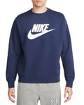 Collegepaidat Nike Sportswear Club Fleece Men's Graphic Crew dq4912-410 Koko XL