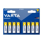 Varta Bli Energy AA-batterier, 8 st