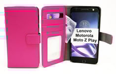 Magnet Fodral Lenovo Motorola Moto Z Play (Hotpink)