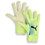 PUMA Målvaktshandske Ultra Ultimate Hybrid Lights Out - Grön/Blå, storlek 10½