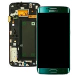 Samsung Galaxy S6 Edge skærm med en LCD-skærm - Grøn