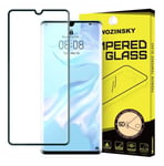 Wozinsky härdat glas 5D Fulllim Super Tuff skärmskydd Full täckning med ram för Huawei P30 Pro - Svart