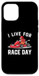 iPhone 12/12 Pro I Live For Race Day Go Kart Racer Race Racing Driving Case