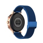 KOMI 18mm Stainless Steel Straps Compatible with Huawei Watch, Quick Release Band Replacement for Huawei Talkband B5 / Ticwatch C2 Rose (18mm, dark blue)