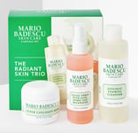 MARIO BADESCU Radiant Skin Trio -Glycolic Cleanser Rosewater Spray Collagen Mask
