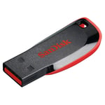 SANDISK USB Minne Blade 64GB Svart - TheMobileStore Ljudkablar och tillbehör