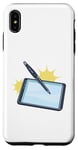 Coque pour iPhone XS Max Stylo et tablette à dessin pour artistes