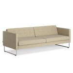 Soffa Madison - 3-sits, Tyg Retro 02 - Beige