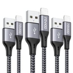 Iphone Charger Cable 2M 3Pack, Lightning Cable Mfi Certified Iphone Charging Cab