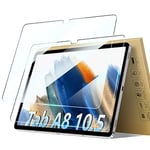[2 Pièces] Benazcap Protecteur d'écran pour Samsung Galaxy Tab A8 2021 (SM-X200/ SM-X205), Haute Définition/9H Dureté Protecteur d'écran en Verre Trempé pour Samsung Galaxy Tab A8 10.5 Pouces