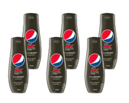 Sodastream - Set of 6 x Pepsi Max concentrates, Sugar-Free, 100% Original Fla...