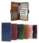 Lyx Standcase Wallet Google Pixel 6a 5G (Svart)