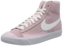 Nike Blazer Mid Vintage '77, Chaussure de Basketball Femme, Pink Foam Pink Foam White, 36.5 EU