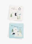 John Lewis Polar Planet Penguin Large Charity Christmas Cards, Box of 8