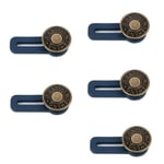 INF Midjeförlängare för jeans, kjolar och byxor 5-pack Blå