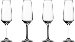 vivo|Villeroy & Boch Group Voice Basic Glass Set of 4 Champagne Flutes, Crystal
